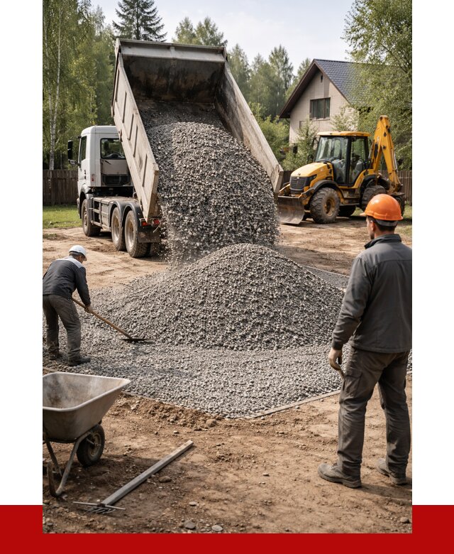 Отсыпка участка щебнем в Зеленокумске от 6618 р. ПРОНЕРУДЗлм