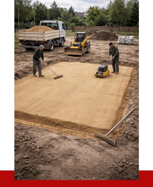 Устройство песчаной подушки в Зеленокумске от 4582 р. ПРОНЕРУДЗлм